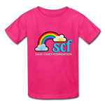 Kids' T-Shirt - Classic SCF Front Logo - fuchsia