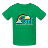 Kids' T-Shirt - Classic SCF Front Logo - kelly green