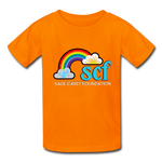Kids' T-Shirt - Classic SCF Front Logo - orange