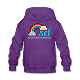 Kids' Pullover Hoodie - Classic Logo - purple