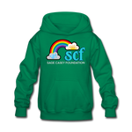 Kids' Pullover Hoodie - Classic Logo - kelly green