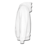 Unisex Adult Pullover Hoodie – Heart;(WordCloud)/SCF Classic Logo - white