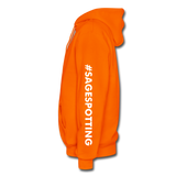 Unisex Adult Pullover Hoodie – Heart;(WordCloud)/SCF Classic Logo - orange