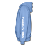 Unisex Adult Pullover Hoodie – Heart;(WordCloud)/SCF Classic Logo - carolina blue