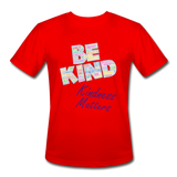 Unisex Athletic T-Shirt - Be Kind (WordCloud) - red