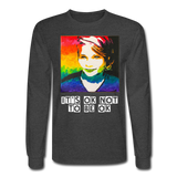 Unisex Long Sleeve T-Shirt - SageCasey Art Print by Lehua Lewis - heather black