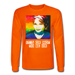 Unisex Long Sleeve T-Shirt - SageCasey Art Print by Lehua Lewis - orange