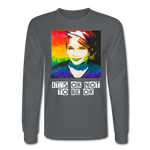 Unisex Long Sleeve T-Shirt - SageCasey Art Print by Lehua Lewis - charcoal