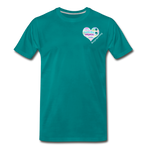 Unisex T-Shirt - Pocket WordCloud/Classic SCF Logo - teal