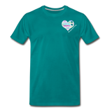 Unisex T-Shirt - Pocket WordCloud/Classic SCF Logo - teal