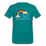 Unisex T-Shirt - Pocket WordCloud/Classic SCF Logo - teal