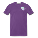 Unisex T-Shirt - Pocket WordCloud/Classic SCF Logo - purple