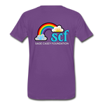 Unisex T-Shirt - Pocket WordCloud/Classic SCF Logo - purple