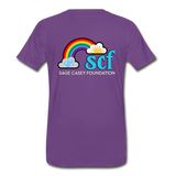 Unisex T-Shirt - Pocket WordCloud/Classic SCF Logo - purple