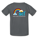 Kids' T-Shirt - Sage Art by Tin Crow Art/Classic SCF Logo - charcoal
