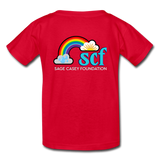 Kids' T-Shirt - Sage Art by Tin Crow Art/Classic SCF Logo - red