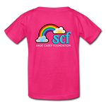 Kids' T-Shirt - Sage Art by Tin Crow Art/Classic SCF Logo - fuchsia