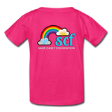 Kids' T-Shirt - Sage Art by Tin Crow Art/Classic SCF Logo - fuchsia
