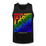 Unisex Tank - LOVE is Louder - black