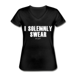 Women's V-Neck T-Shirt - black