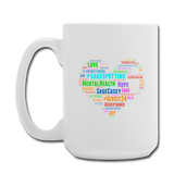 SCF Classic Logo/WordHeart Coffee/Tea Mug 15 oz - white