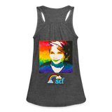 Women’s Racerback Tank - When Hate Is Loud - deep heather