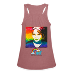 Women’s Racerback Tank - When Hate Is Loud - mauve